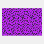 Farbenfrohe Halloween-Flechtmuster Geschenkpapier Set (Vorderseite 3)