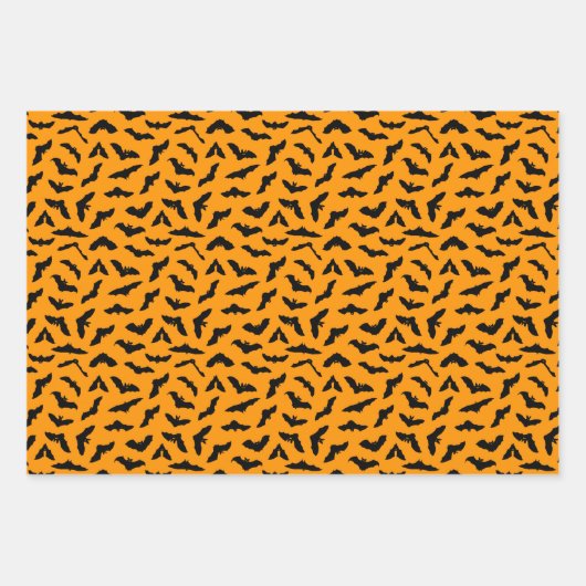 Farbenfrohe Halloween-Flechtmuster Geschenkpapier Set (Vorderseite 2)