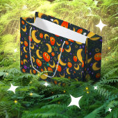Farbenfrohe Halloween-Geschenktasche Große Geschenktüte