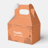 Farbenfrohe Halloween-Kinderdusche Geschenkschachtel (Rückseite)