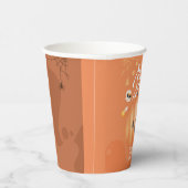 Farbenfrohe Halloween-Kinderdusche Pappbecher (Rechts)