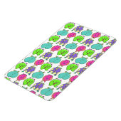 Farbenfrohe Hamster-Hintern-Muster Magnet (Linke Seite)