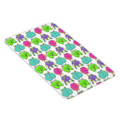 Farbenfrohe Hamster-Hintern-Muster Magnet (Rechte Seite)