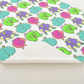 Farbenfrohe Hamster-Hintern-Muster Sherpadecke (3/4)