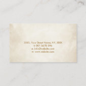 Farbenfrohe Handbaum Visitenkarte (Rückseite)