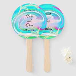 Farbenfrohe handbemalte Acrylflüssigkeit für die H Fächer