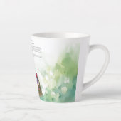 Farbenfrohe handbemalte Gouldian Finch Milchtasse (Rechts)