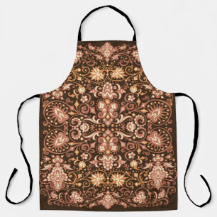 Farbenfrohe handbemalte Zuckerschädel, Calaveras Schürze