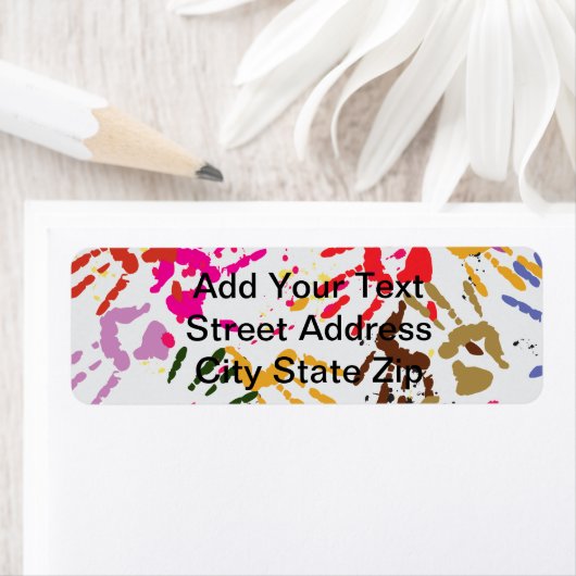 Farbenfrohe Hände (Insitu)