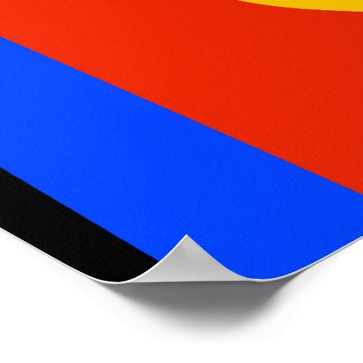 Farbenfrohe Hände Poster (Ecke)