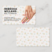 Farbenfrohe handgefertigte Teile Visitenkarte (Vorne/Hinten)