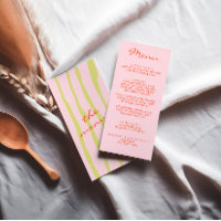 Farbenfrohe handgeschriebene gestrichene Pinstreif