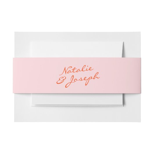 Farbenfrohe handgeschriebene Retro Whimsical Fun W Einladungsbanderole (Vorderseite Beispiel)