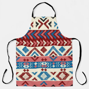 Farbenfrohe handGezeichnet Tribal-Muster Schürze
