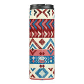 Farbenfrohe handGezeichnet Tribal-Muster Thermosbecher (Rückseite)