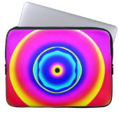 Farbenfrohe handgezeichnete Muster Art Style Laptopschutzhülle (Vorderseite)