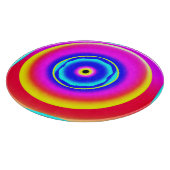 Farbenfrohe handgezeichnete Muster Art Style Schneidebrett (Ecke)