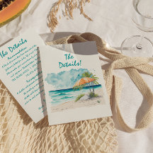 Farbenfrohe handgezeichnete Strand Einzigartige Ho