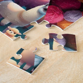 Farbenfrohe Handschuhe aus Schafwolle Puzzle (Seite)