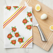 Farbenfrohe Handtuch (Viertel Falte)