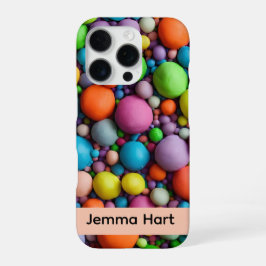 Farbenfrohe Handy-Fall iPhone 16 Pro Hülle