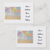 Farbenfrohe Handys-Visitenkarten Visitenkarte (Vorne/Hinten)