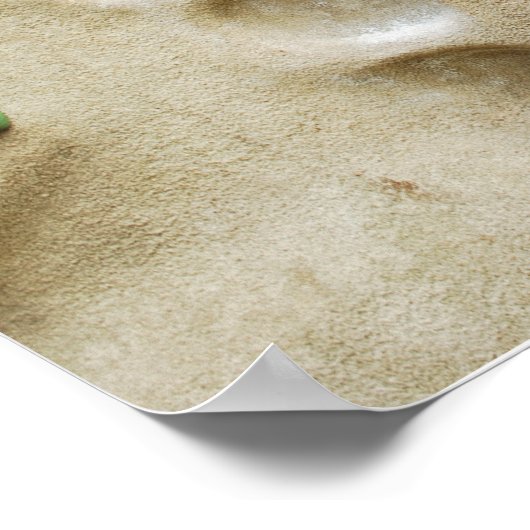 Farbenfrohe Hängebrücke Poster (Ecke)