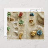 Farbenfrohe Hängebrücke Postkarte (Vorne/Hinten)