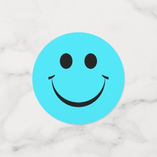 Farbenfrohe Happy Face Confetti Konfetti (Klein Vorderseite)