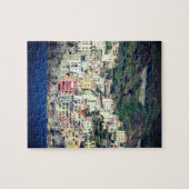 Farbenfrohe Häuser an der italienischen Küste Puzzle (Horizontal)