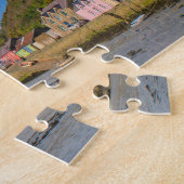 Farbenfrohe Häuser im Fischereihafen der Unterstad Puzzle (Seite)