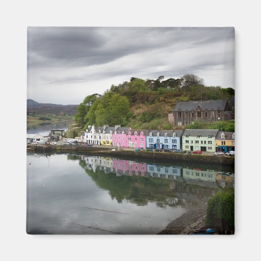 Farbenfrohe Häuser in Portree, Skye Magnet (Vorne)