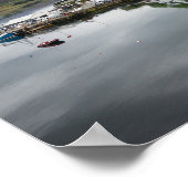 Farbenfrohe Häuser in Portree, Skye Poster (Ecke)