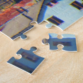 farbenfrohe Häuser Puzzle (Seite)