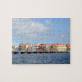 Farbenfrohe Häuser von Willemstad, Curacao Puzzle (Horizontal)