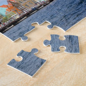Farbenfrohe Häuser von Willemstad, Curacao Puzzle (Seite)