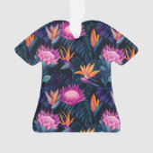 Farbenfrohe hawaiianische Blume Ornament (Vorderseite)