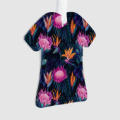 Farbenfrohe hawaiianische Blume Ornament (Vorderseite)