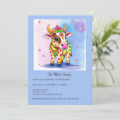 Farbenfrohe, heilige Diwali-Kühe in festlichen Ver (Stehend Vorderseite)