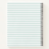 Farbenfrohe Heimstudio Copy Work Notebook Notizblock (Rückseite)