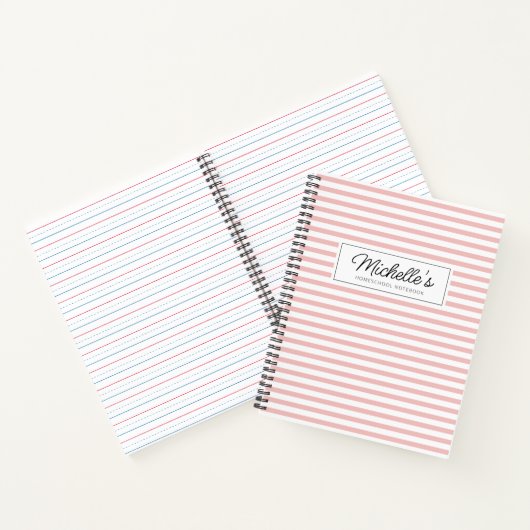 Farbenfrohe Heimstudio Copy Work Notebook Notizblock (Innenseite)