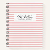 Farbenfrohe Heimstudio Copy Work Notebook Notizblock (Vorderseite)