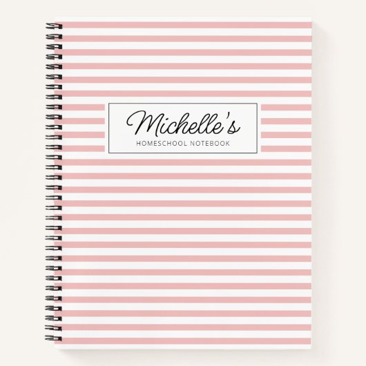 Farbenfrohe Heimstudio Copy Work Notebook Notizblock (Vorderseite)