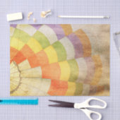 Farbenfrohe Heißluftballon Seidenpapier (Handwerk)