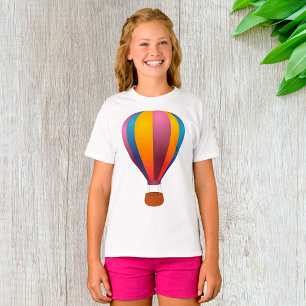 Farbenfrohe Heißluftballon T-Shirt