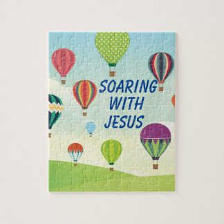 Farbenfrohe Heißluftballons Kinderfeiern Puzzle