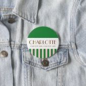 Farbenfrohe, helle Farbe Trendy Moderne Streifen Button (Beispiel)