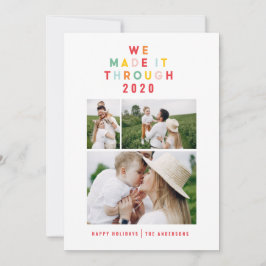 farbenfrohe helle Foto Collage Moderne Weihnachten