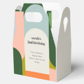 Farbenfrohe helle Groovy Retro Arche jedes Alter G Geschenkschachtel (Geöffnet)