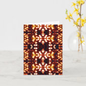 Farbenfrohe helle Lichter Karte (Gelbe Blume)